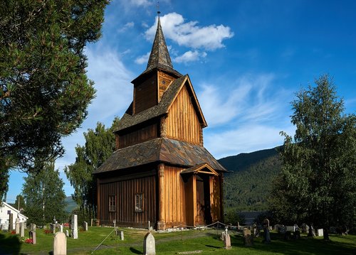 church  wood  wooden church