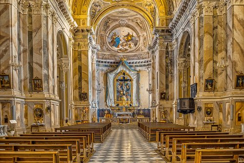 church  italy  garessio