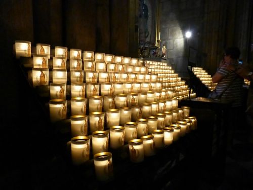 church prayer candles