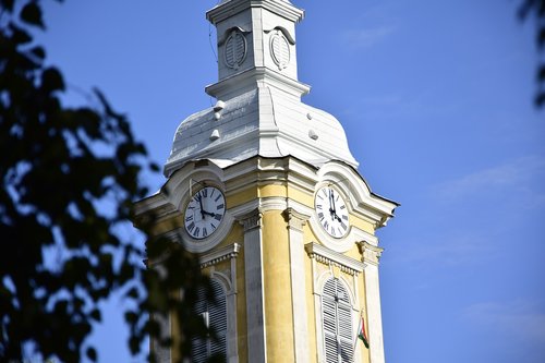 church  yellow  white