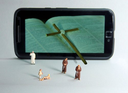 church  children  miniature figures