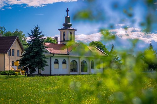 church  nature  landscape