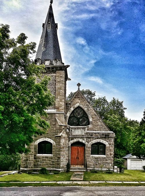 church stone building