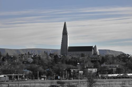 church iceland blue