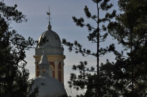 church landscape tower