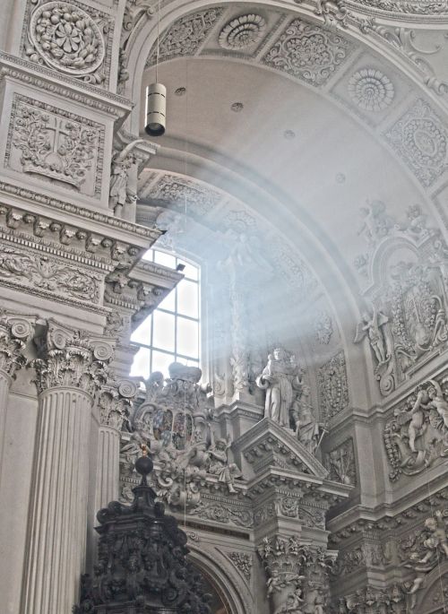 church baroque window
