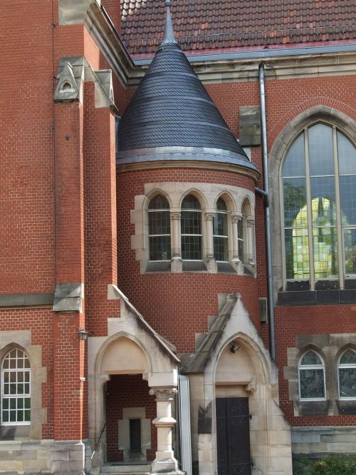 church turret window