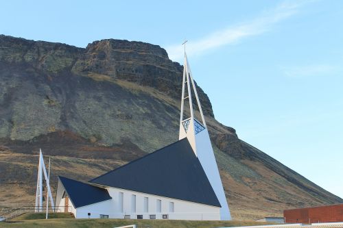 church unusual mountain