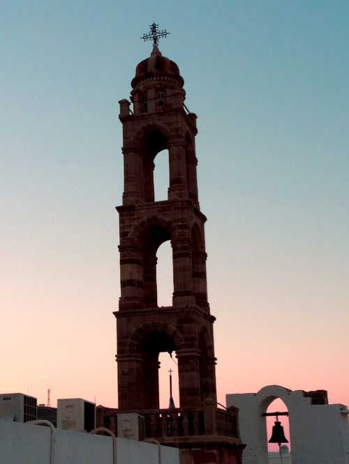 church tower cross