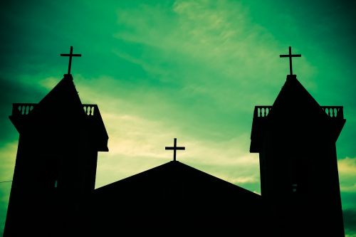 church light and shadow architecture