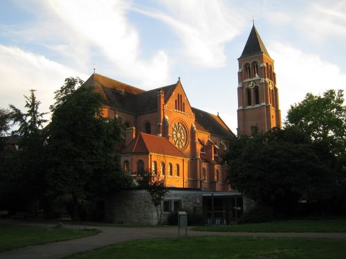 church sunset england