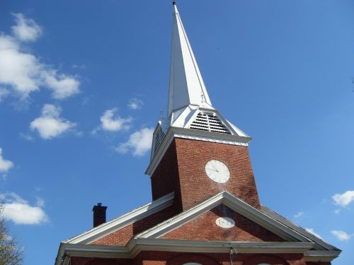 church sky steeple