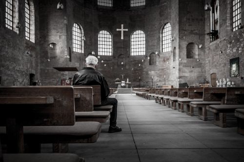 church praying prayer
