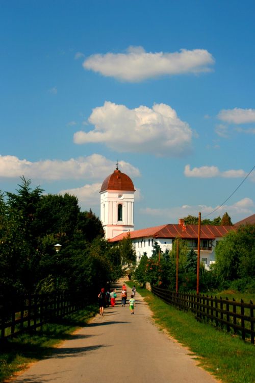 church sky cloud