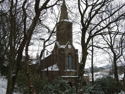 church cold winter