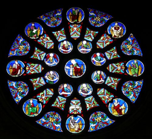 church stained glass window stained glass