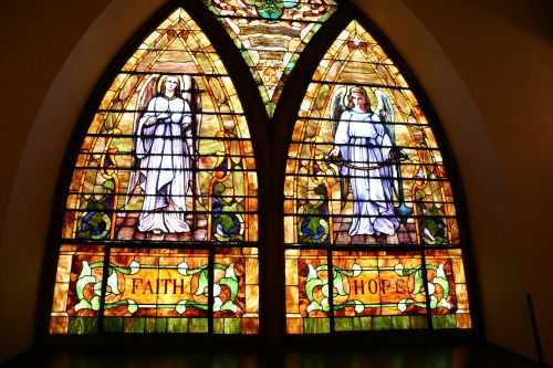 church stained glass window