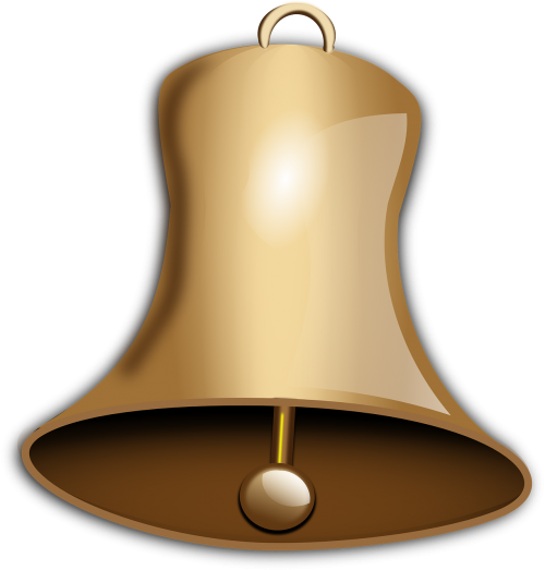 church bell bell gold