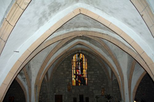 church ceiling church arches church interior