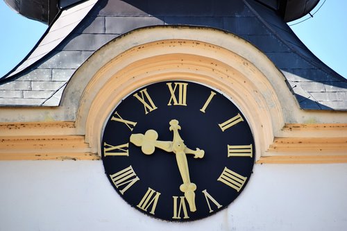 church clock  time  old