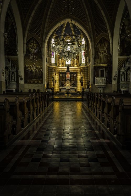 church interior church bled