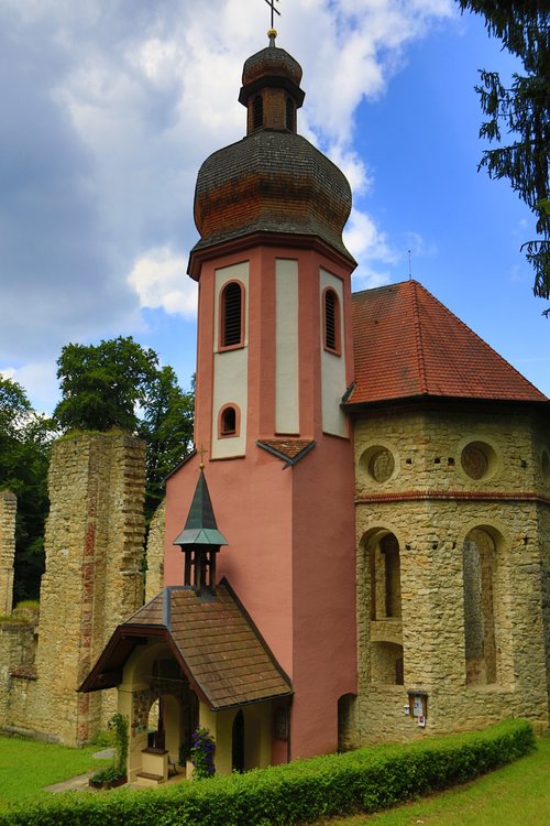 church ruins  baroque  ruin