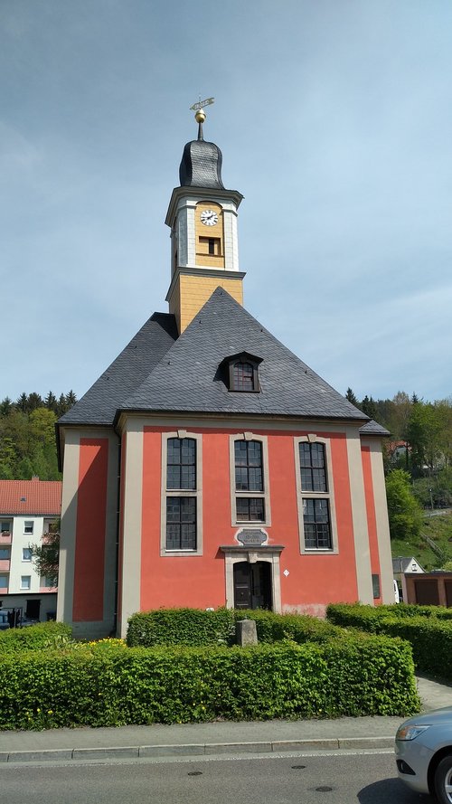 church schmiedeberg  to the holy trinity  george bähr