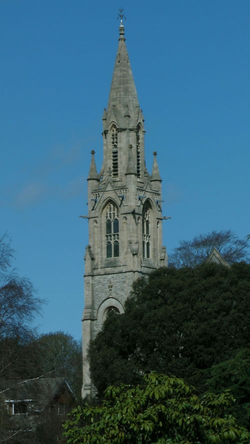 Church Steeple Towering High