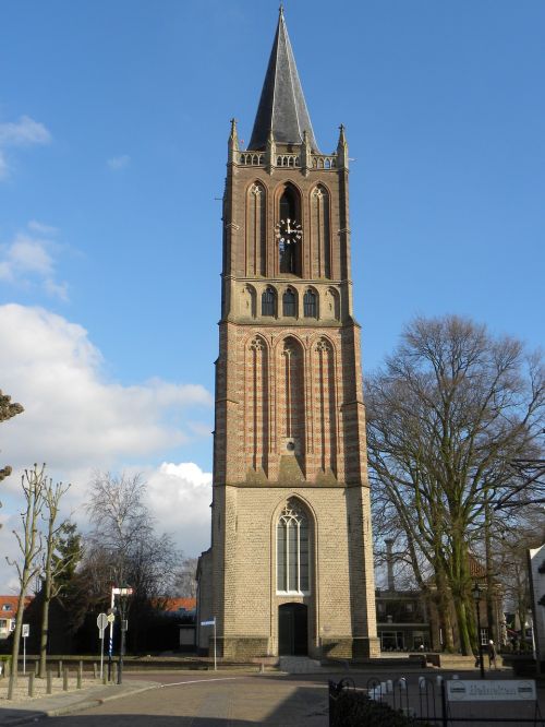 church tower wooden church