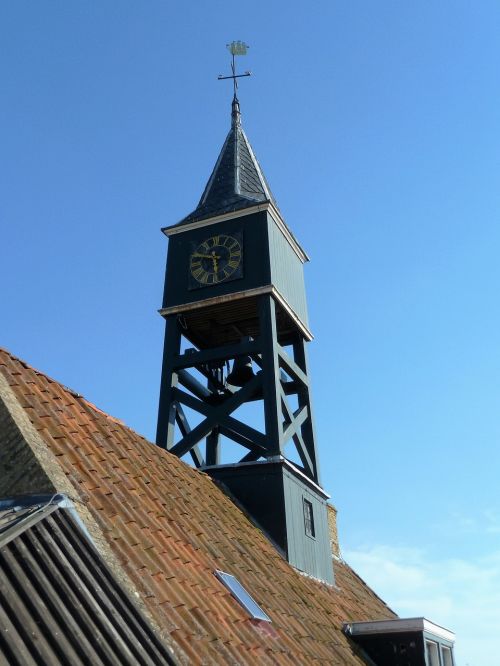 church tower clock belfry