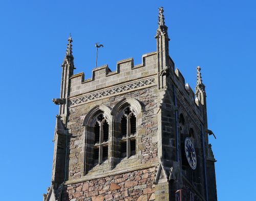 church tower tower building