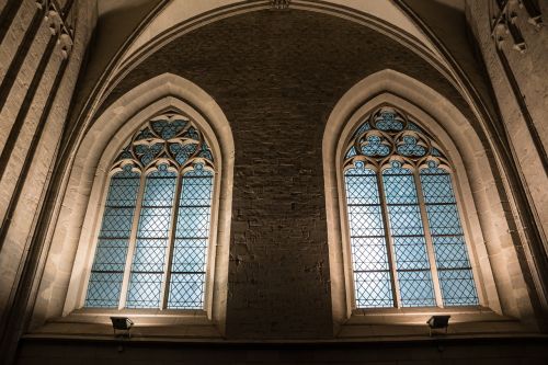 church window church stained glass window