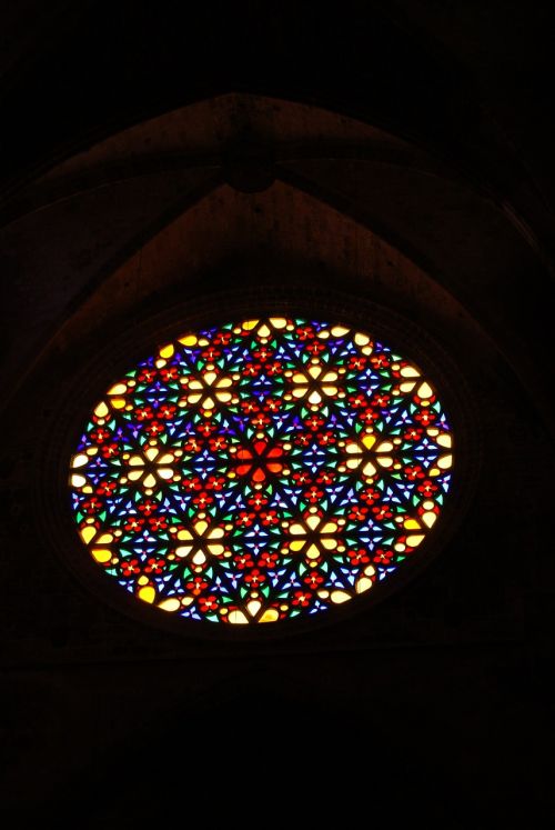 church window colorful glass