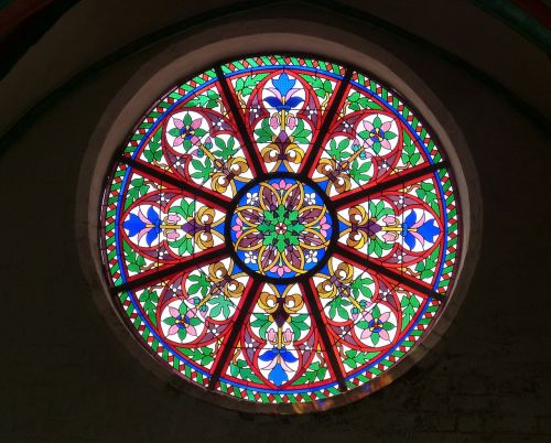 church window window rosette