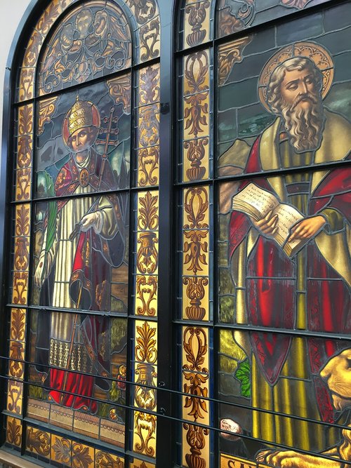 church windows  vitraux  saints images