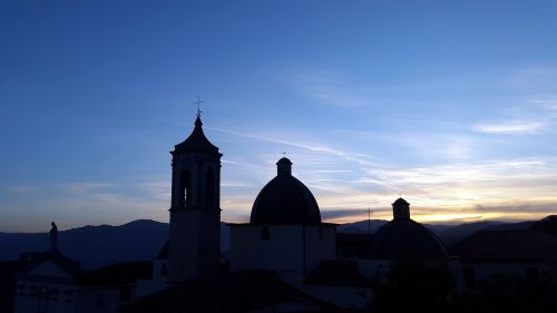 churches cathedral sunset