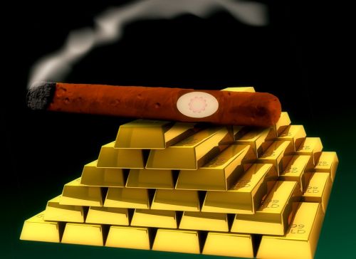 cigar gold smoke