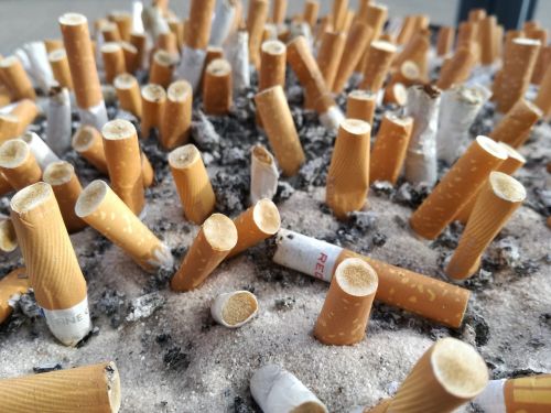 cigarettes ashtray waste of money