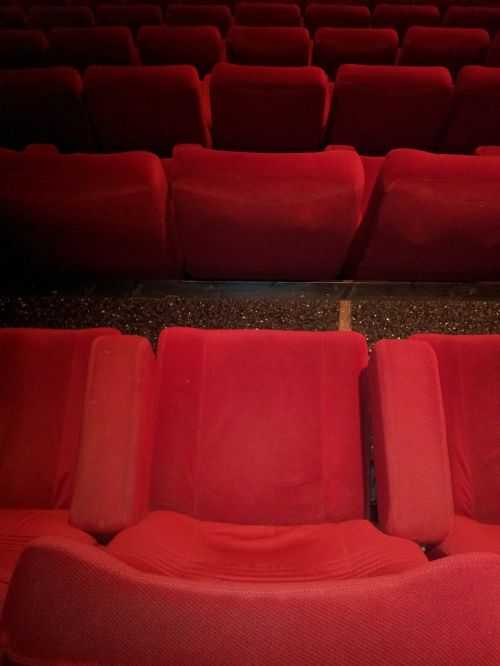 cinema chair red