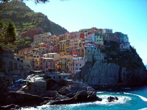 cinque terre colorful city