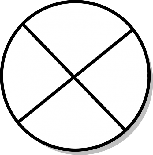 circle shape quadrant