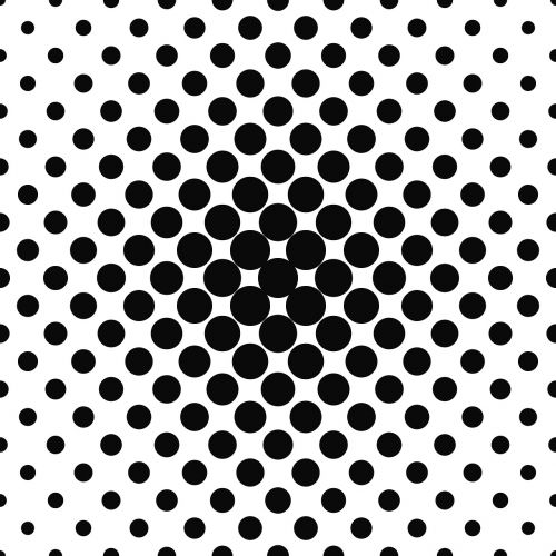 circle pattern white