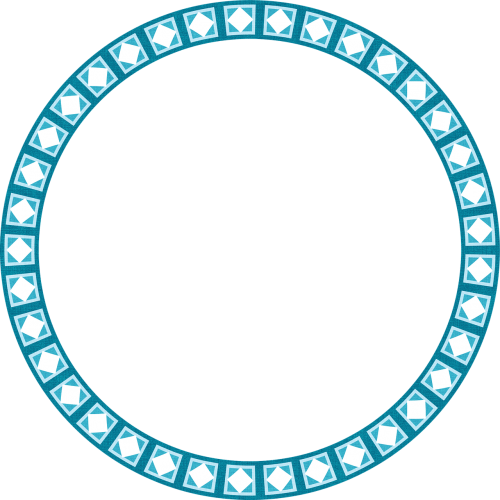 circle blue simple