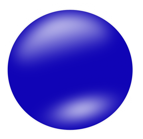 circle shape blue