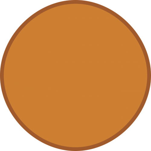 circle round brown