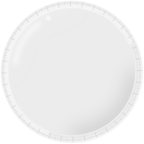 circle white round