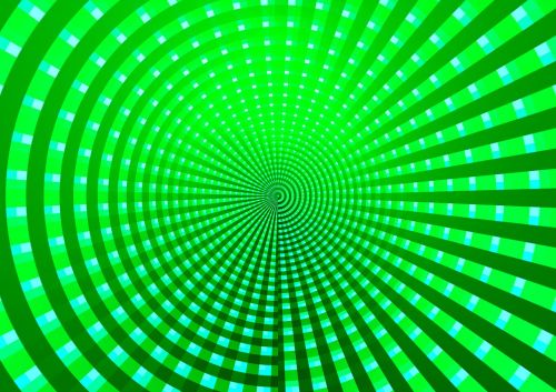 circle concentric green