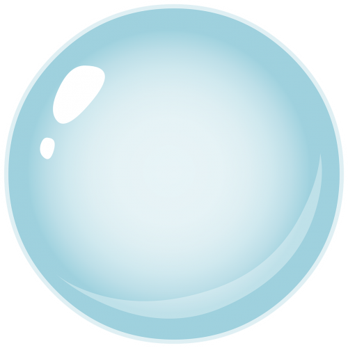 circle ball blue