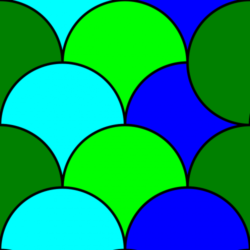 circles pattern red