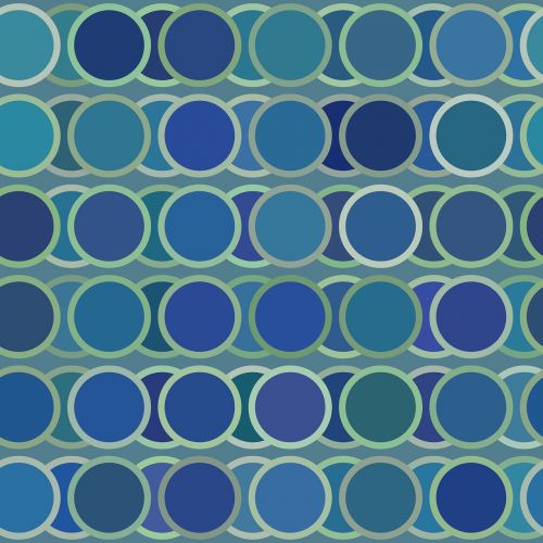 circles abstract blue